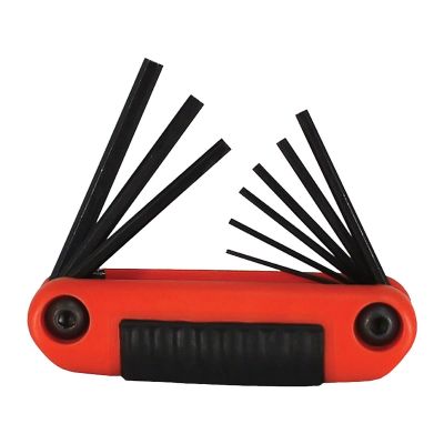 EKL25912 image(0) - Eklind Tool Company 9-Piece SAE Ergo-Fold Hex Key Set