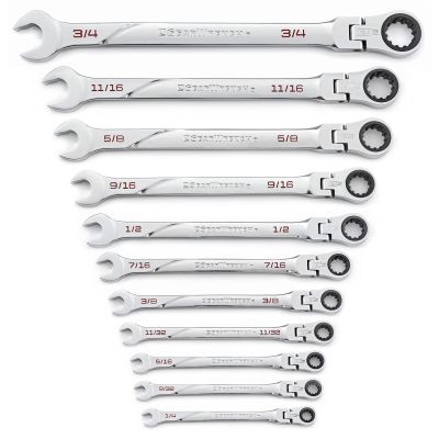 KDT86247 image(0) - GearWrench 11Pc. 120X Universal Spline SAE XL Combination R