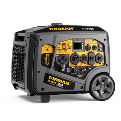 FRGW05583 image(0) - Firman Gas Inverter Portable Generator 6850/5500 Watt Remote Start 120/240V Parallel Ready CO Alert 49 ST CAN