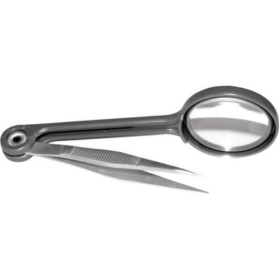 WLMW3213 image(0) - Wilmar Corp. / Performance Tool Magnifying Glass Tweezers