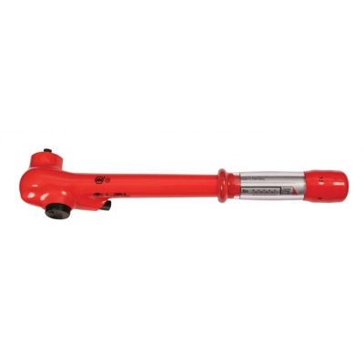 WIH30138 image(0) - Wiha Tools Insul. Ratcheting Torque Wrench 3/8" Drive, 5-50 Nm, 4-37 ft./lbs.