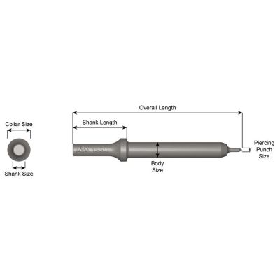 AJXA920 image(0) - Ajax Tool Works PUNCH SCREW NO 10