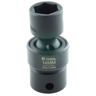 KTI37514 image(0) - K Tool International SOC 14MM 3/8D IMP UNIV 6PT