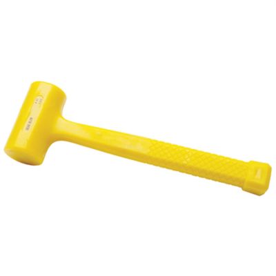 WLMM7008B image(0) - Wilmar Corp. / Performance Tool 8 OZ HIGH VIZ DEAD BLOW HAMMER RUBBER COATED