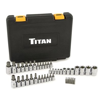 TIT54137 image(0) - TITAN 43-PC MASTER STAR BIT SOCKET SET