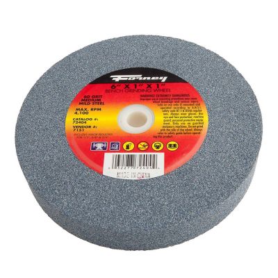 FOR72404 image(0) - Forney Industries Bench Grinding Wheel, 6 in x 1 in x 1 in