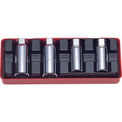 KKN4211A image(0) - Ko-ken USA 4211A 1/2 Sq. Dr. Stud puller set  1/4-1/2    4 pieces