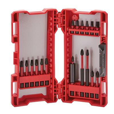 MLW48-32-4403 image(0) - Milwaukee Tool SHOCKWAVE Impact Duty Driver Bit Set -18PC