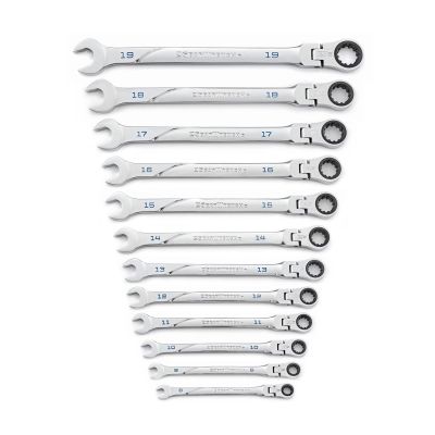 KDT86229 image(0) - GearWrench 12 Pc. 120XP Universal Spline Metric XL Flex Combi