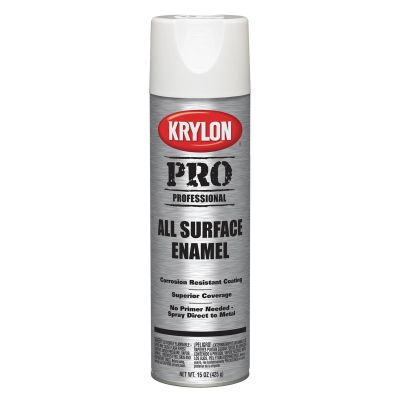 DUP5810 image(0) - Krylon Enamel Paint Flat White 15 oz.