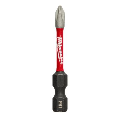 MLW48-32-4461 image(0) - Milwaukee Tool SHOCKWAVE 2” Impact Phillips #1 Power Bit