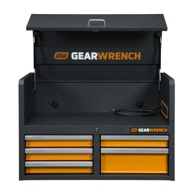 KDT83242 image(0) - GearWrench 36 Inch 5-Drawer GSX Series Rolling Tool Cabinet