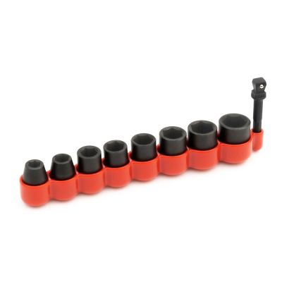 TIT48001 image(0) - TITAN 9 Pc. 3/8" Drive SAE Impact Socket Set