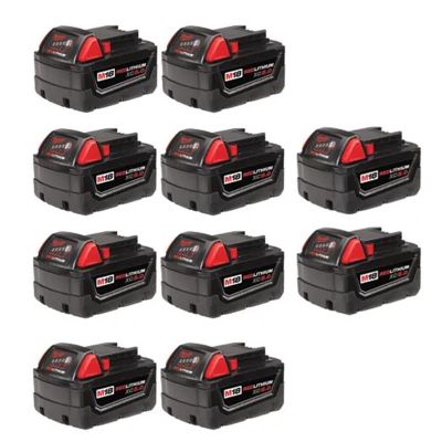 MLW48-11-1851 image(0) - Milwaukee Tool M18 REDLITHIUM XC5.0 Extended Capacity Battery (10 Pk)