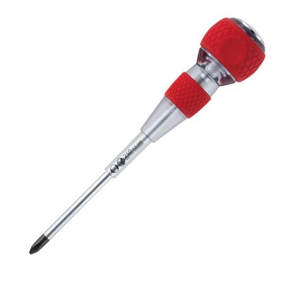 VES250P2100 image(0) - Vessel No.250 Ball Grip Tang-Thru Screwdriver w/Ceramic Ball PH2x100