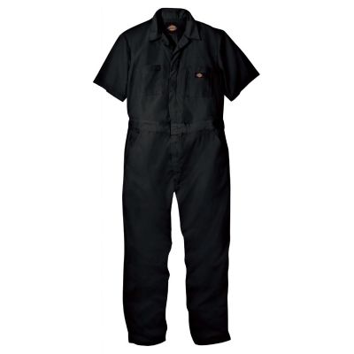 VFI3339BK-RG-3XL image(0) - Workwear Outfitters Short Sleeve Coverall Black, 3XL