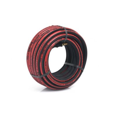 BLBWLEPRO3850 image(0) - BluBird Dino-Hide Rubber Air Hose Assembly 3/8" x 50'