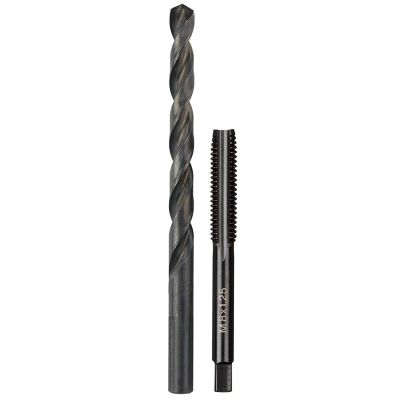 MLW49-57-5543 image(0) - Milwaukee Tool M8-1.25 mm Straight Flute Plug Tap & H Drill Bit