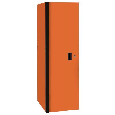 EXTRX243003SLORBK image(0) - Extreme Tools RX Series 24"W x 30"D 3 Drawer and 3 Shelf Side Locker Orange with Black Handles