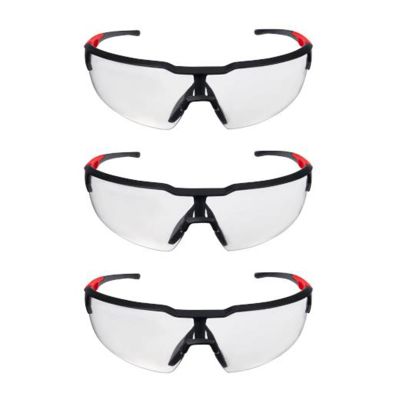 MLW48-73-2052 image(0) - Milwaukee Tool 3PK Clear Anti-Scratch Glasses