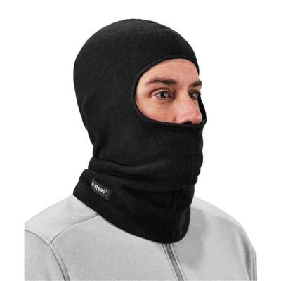 ERG16821 image(0) - Ergodyne 6821 Black Fleece Balaclava Face Mask