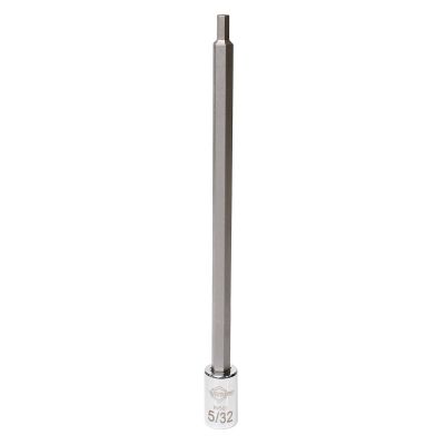 MAY16661 image(0) - Mayhew Mayhew 5/32-Inch SAE Hex Long Insert Socket Bit, 1/4-Inch Drive