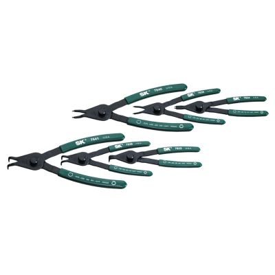 SKT7600 image(0) - S K Hand Tools SNAP RING PLIERS SET CONVERTIBLE 6PC.