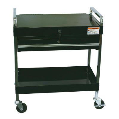 SUN8013ABK image(0) - Sunex SERVICE CART W/LOCKING TOP & DRAWER BLACK