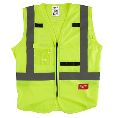 MLW48-73-5062 image(0) - Milwaukee Tool Hi Vis Yellow Sfty Vest-L/XL (CSA)