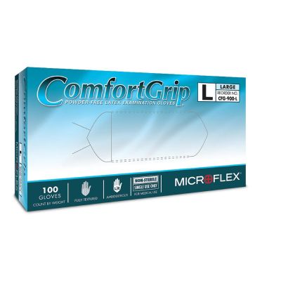 MFXCFG900S image(1) - Microflex COMFORTGRIP LATEX EXAM GLOVES S 100PK