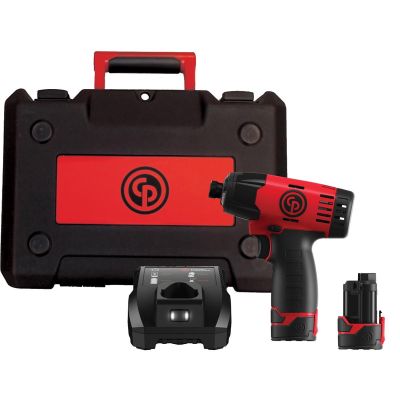 CPTCP8818K image(0) - Chicago Pneumatic CP8818K 1/4" CORDLESS IMPACT DRIVER KIT