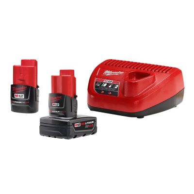 MLW48-59-2424 image(0) - Milwaukee Tool M12™ REDLITHIUM™ CP2.0/XC4.0 Starter Pack