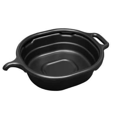 LIS17972 image(0) - Lisle 4.5 Gallon Oval Drain Pan, Black