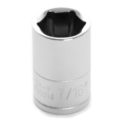 WLMW36014 image(0) - Wilmar Corp. / Performance Tool 1/4'' Dr 6pt Std. Socket 7/16"