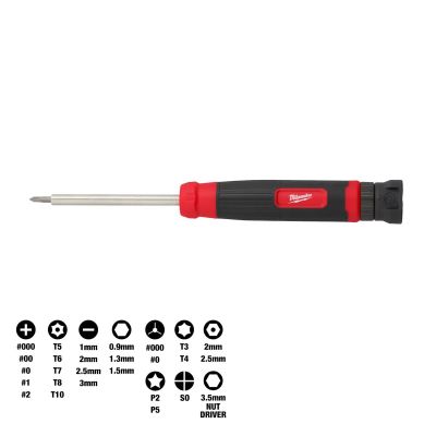 MLW48-22-2934 image(0) - Milwaukee Tool 27-in-1 Security Precision Multi-Bit Screwdriver