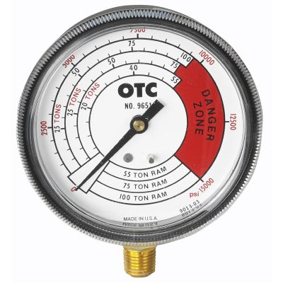 OTC9651 image(0) - OTC GAUGE PRESSURE AND TONNAGE 4 SCALES