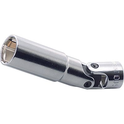 KKN3340C-16 image(0) - Ko-ken USA 3/8 Sq. Dr. 6-Point Universal Clip Type Spark Plug Socket  16mm