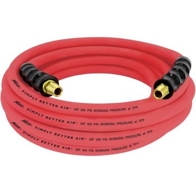 MILULR382514 image(0) - Milton Industries 3/8" x 25' Ultra Lightweight Rubber Hose (w/ 1/4" NPT ends)