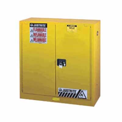 JUS893010 image(0) - Justrite Mfg. Co. 40 Gallon Cabinet Yellow