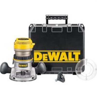 DWTDW618K image(0) - DeWalt 2-1/4 HP EVS Fixed Router Kit