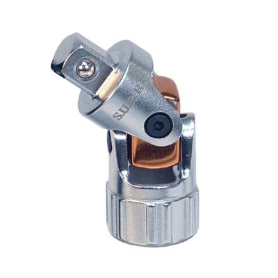 SRRSRUJ38 image(0) - SUR&R SRUJ14 3/8" female to 3/8" male drive spring-return u-joint adapter set with dual springs for maintaining alignment and precise control. Excellent for use in tight spaces and one-handed operation.