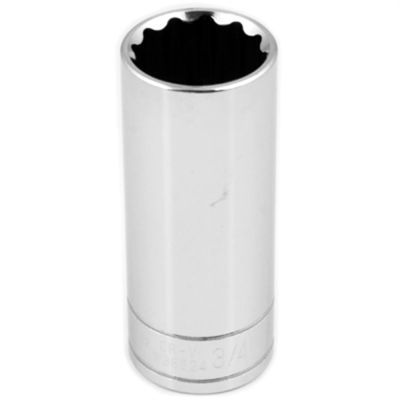 WLMW38624 image(0) - Wilmar Corp. / Performance Tool 3/8'' Dr 12pt Deep Socket 3/4"