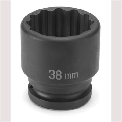 GRE3138M image(0) - Grey Pneumatic SOC 38MM 3/4D IMP 12PT BLK