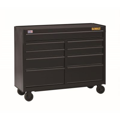 DWTDWST25292 image(0) - DeWalt 9-Drawer Rolling Cabinet, 52 in., Black