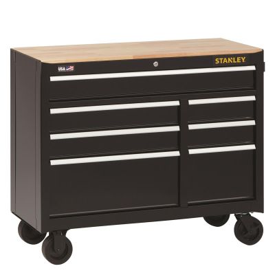 SNLSTST24174BK image(0) - Black & Decker Stanley 7-Drawer Mobile Workbench, 41 in.,