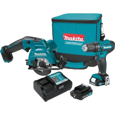 MAKCT233R image(0) - 12V max CXT® Lithium-Ion Cordless 2-Pc. Combo Kit (2.0Ah)