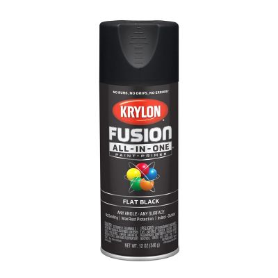 DUP2728 image(0) - Krylon Fusion PAINT PRIMER Flat Black 12 oz.