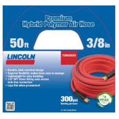 LIN72H3850 image(0) - Lincoln Lubrication 50 FT 3/8' Air/Water Hybrid Polymer Replacement hose(83753)