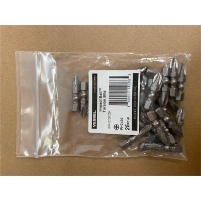 VESIBPH230P25K image(0) - Vessel Tools Impact Ball Torsion Bits PH2X30 25PC (Bulk)