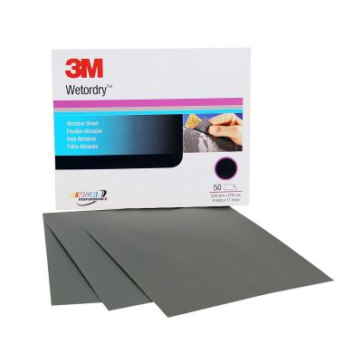 MMM2038 image(0) - 3M PAPER SHEETS IMPERIAL WETORDRY 9"X 11" P400 50/SL